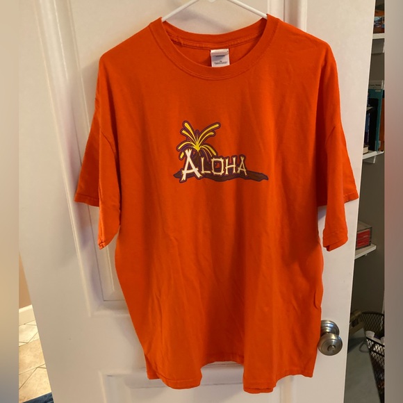 Vintage Aloha orange short sleeve t-shirt - Picture 1 of 6